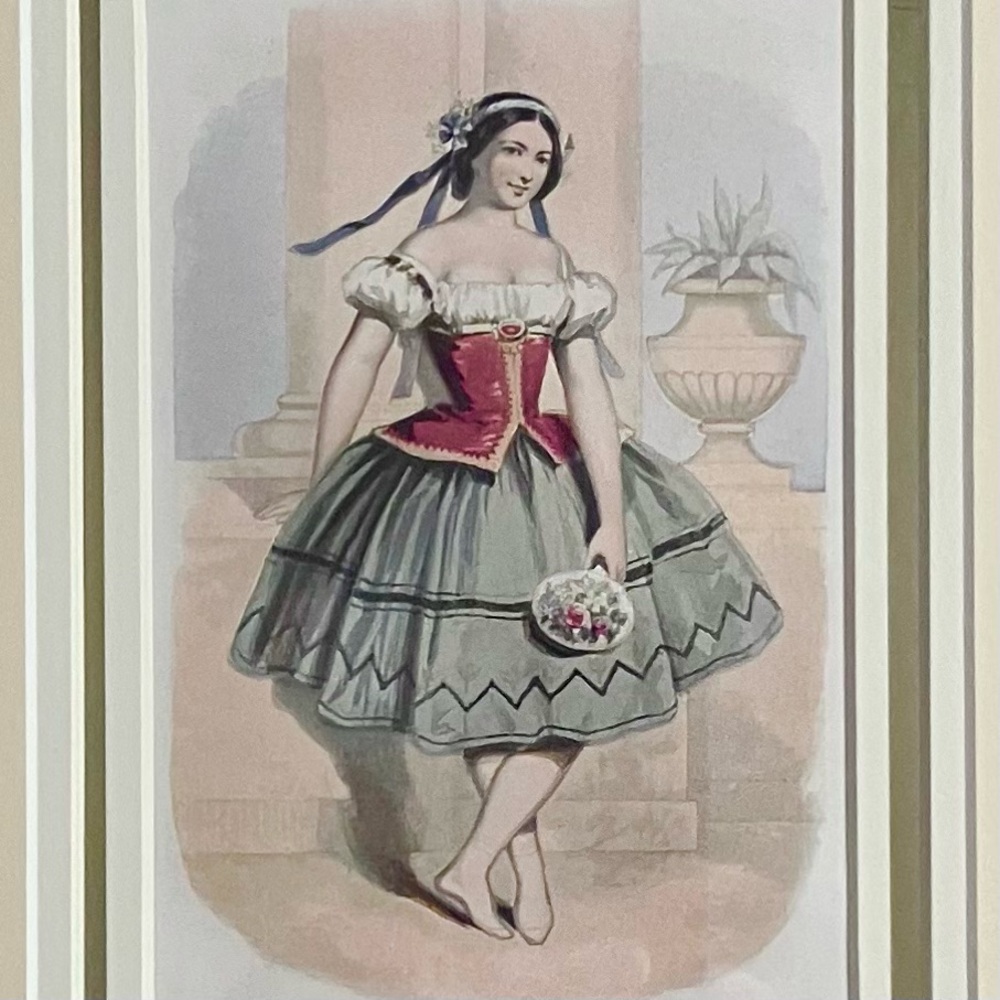 Antique BAXTER PRINT By Kronheim c.1860 / CHRISTIES OF LONDON / After The Dance